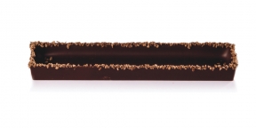 Choc. Rimmed Rect. Cup Dark