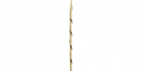 Choc. Cigarillo Wh/Dark Stripes