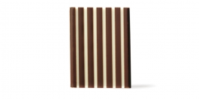 Choc. Domino Rect. Negro/Branco