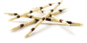 Panatella Choc. Branco Riscas Negras