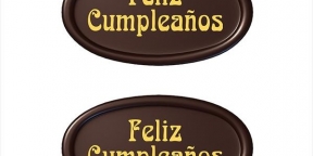 Placas Choc. Feliz Aniversário